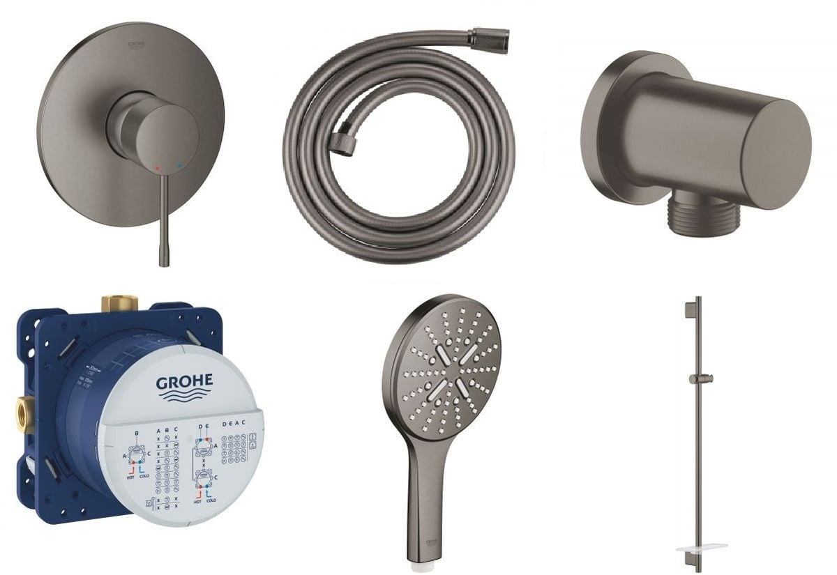Súprava sprchová batéria Grohe Essence 24057AL1, sprchová tyč Grohe Rainshower 26603AL0, 26574AL0, 27057AL0, 35600000, 28388A01