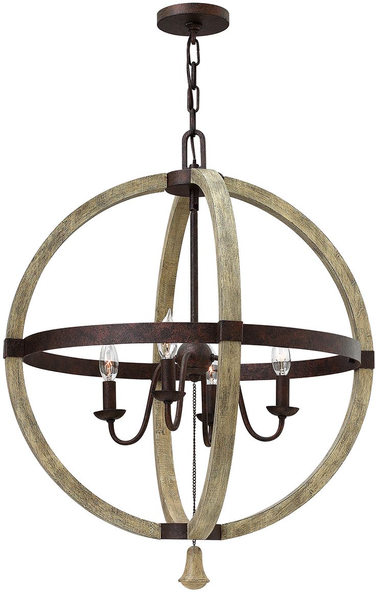 Elstead Lighting Middlefield závesné svietidlo 4x60 W železná HK-MIDDLEFIELDP4