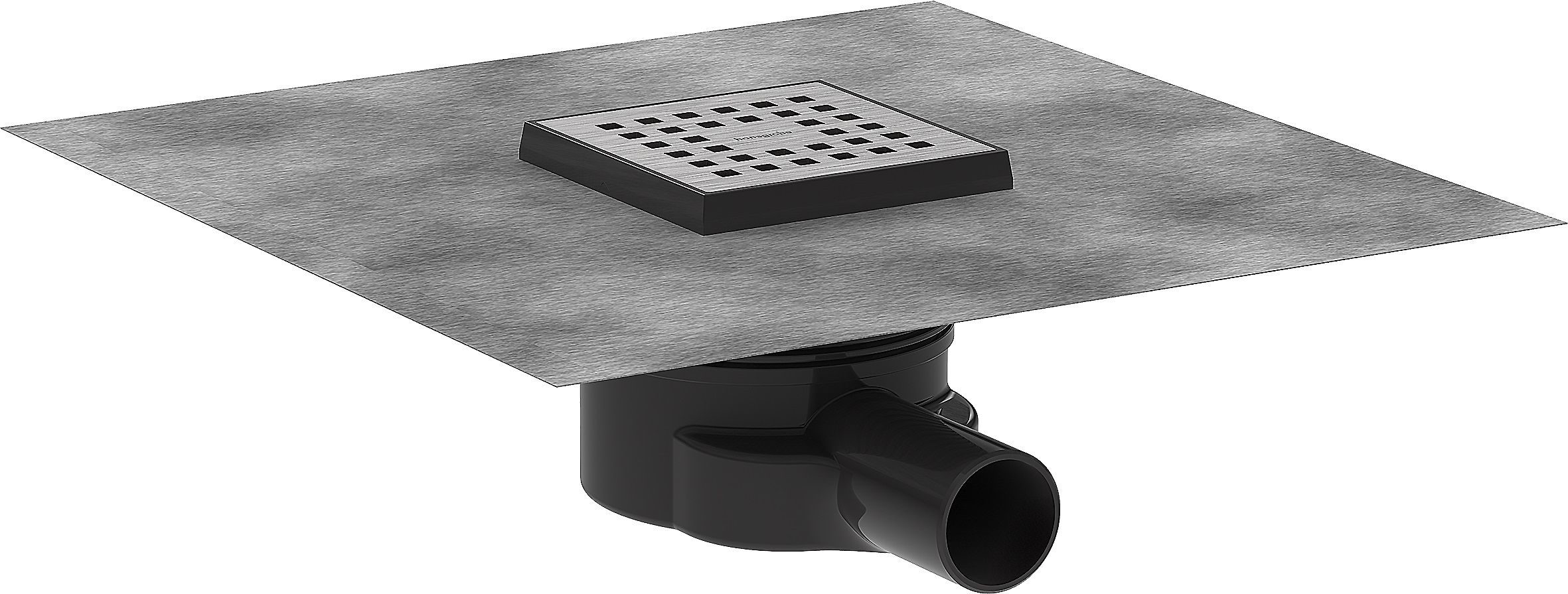 Hansgrohe RainDrain Point sprchový odtok 10 cm oceľová 56246800