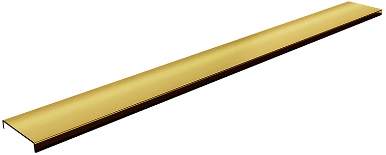 Schedpol Base Gold Brushed Range kryt lineárneho odtoku 110 cm zlatá 10.058/DPZS