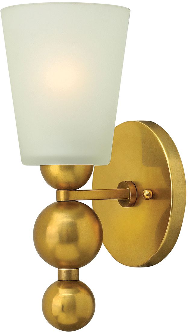 Elstead Lighting Zelda nástenná lampa 1x60 W mosadzná HK-ZELDA1-VS