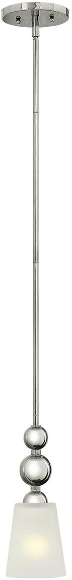 Elstead Lighting Zelda závesné svietidlo 1x60 W niklová HK-ZELDA-P-A-PN