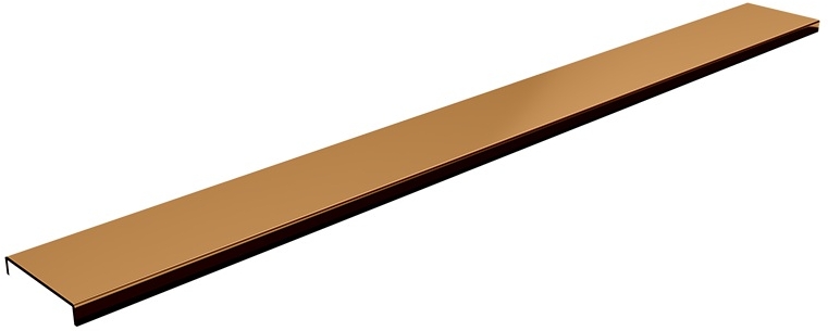 Schedpol Base Copper Shine Range kryt lineárneho odtoku 120 cm meď 10.059/DPMP