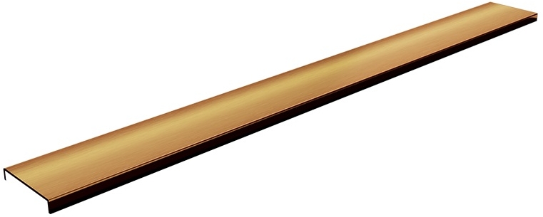 Schedpol Base Copper Brushed Range kryt lineárneho odtoku 120 cm meď 10.059/DPMS