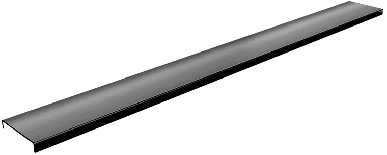 Schedpol Base Graphite Brushed Range kryt lineárneho odtoku 80 cm grafit 10.052/DPGS