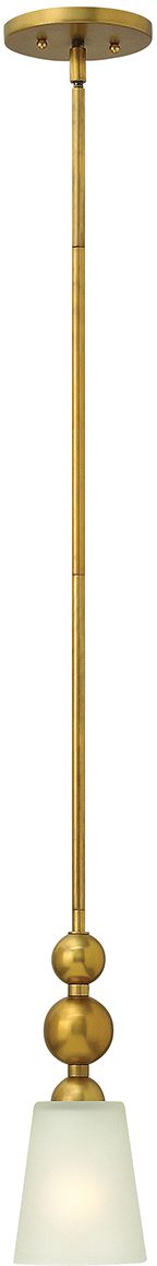 Elstead Lighting Zelda závesné svietidlo 1x60 W mosadzná HK-ZELDA-P-A-VS