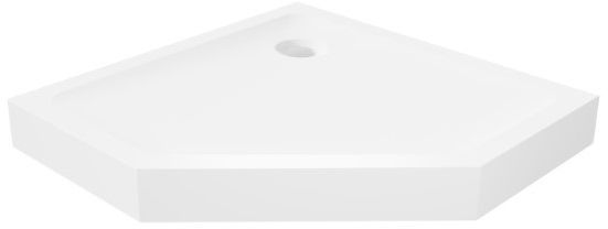 New Trendy Mild päťuholníková sprchová vanička 90x90 cm biela B-0603