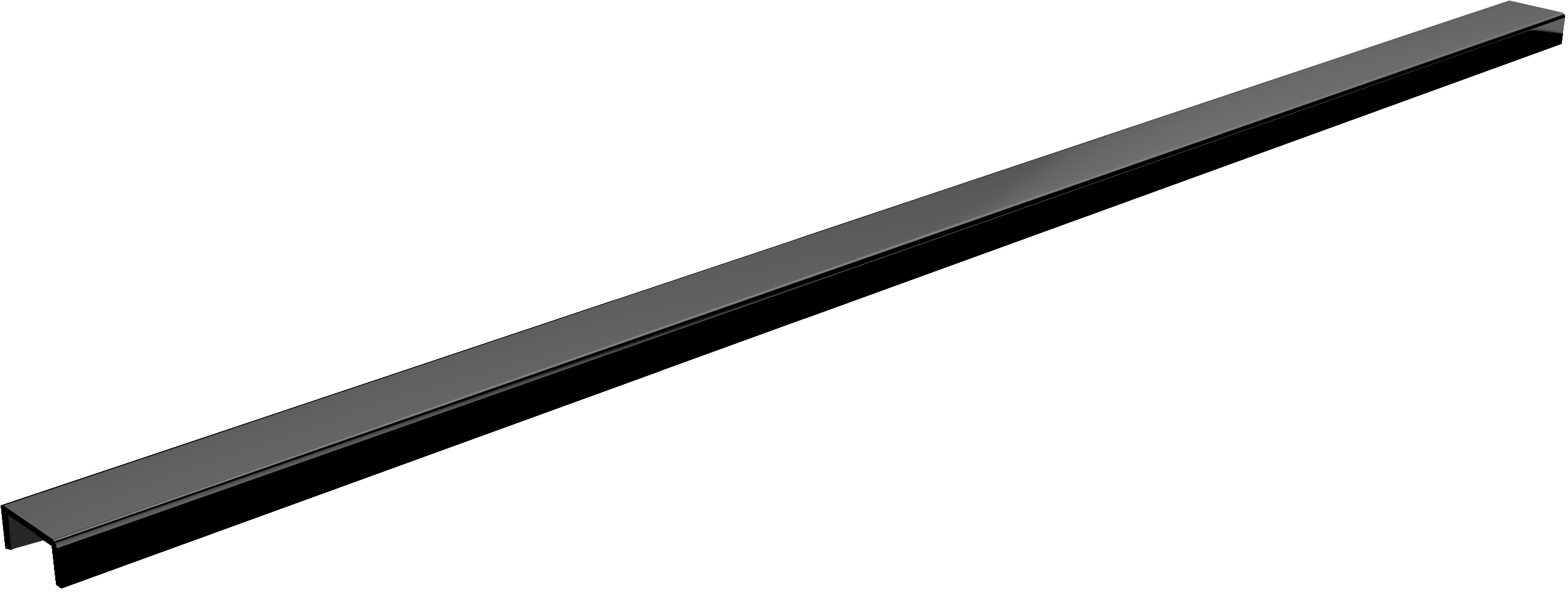 Schedpol Slim Black Range kryt lineárneho odtoku 90 cm čierna 10.053/SLX/DPCM