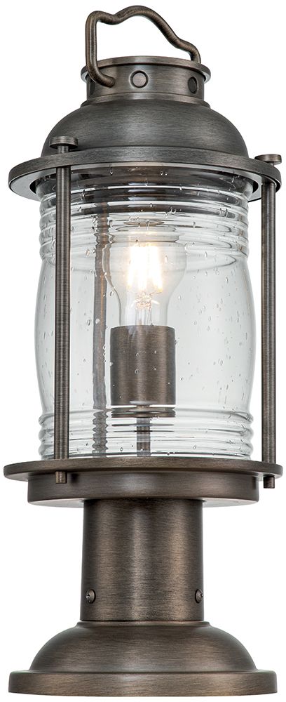 Elstead Lighting Ashland Bay vonkajšia stojaca lampa 1x60 W hnedá KL-ASHLANDBAY3-M-BU