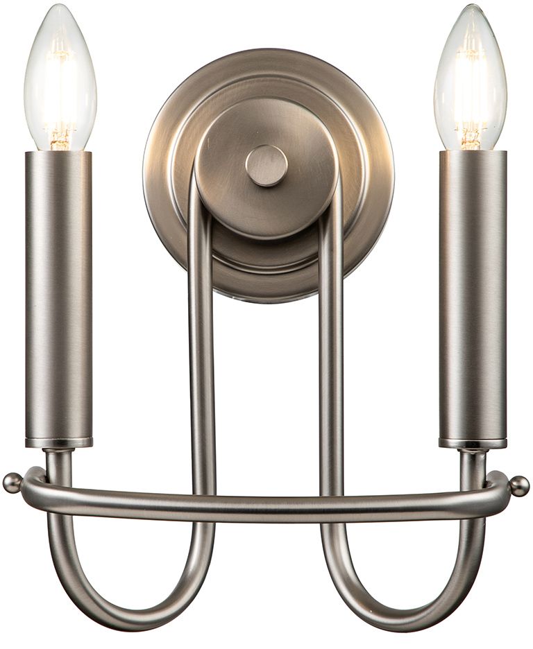 Elstead Lighting Capitol Hill nástenná lampa 2x40 W niklová KL-CAPITOL-HILL2-BN