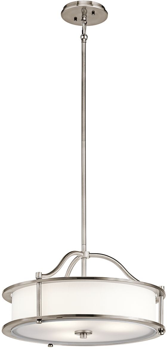 Elstead Lighting Emory závesné svietidlo 3x60 W KL-EMORY-P-S-CLP