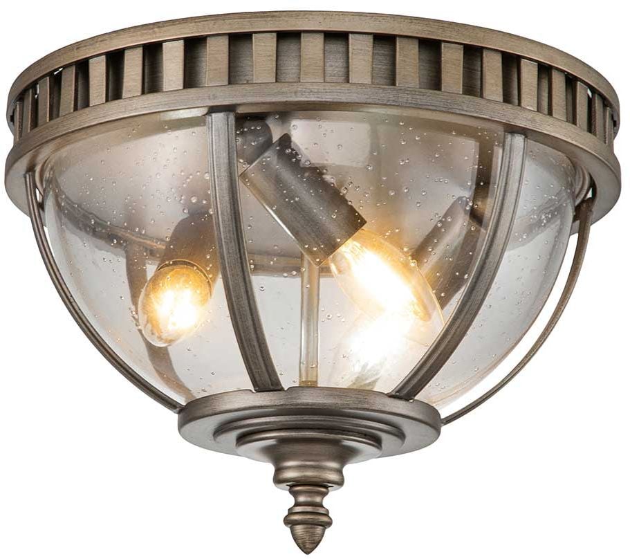 Elstead Lighting Halleron vonkajšia stropná lampa 3x40 W hnedá KL-HALLERON-F-BU