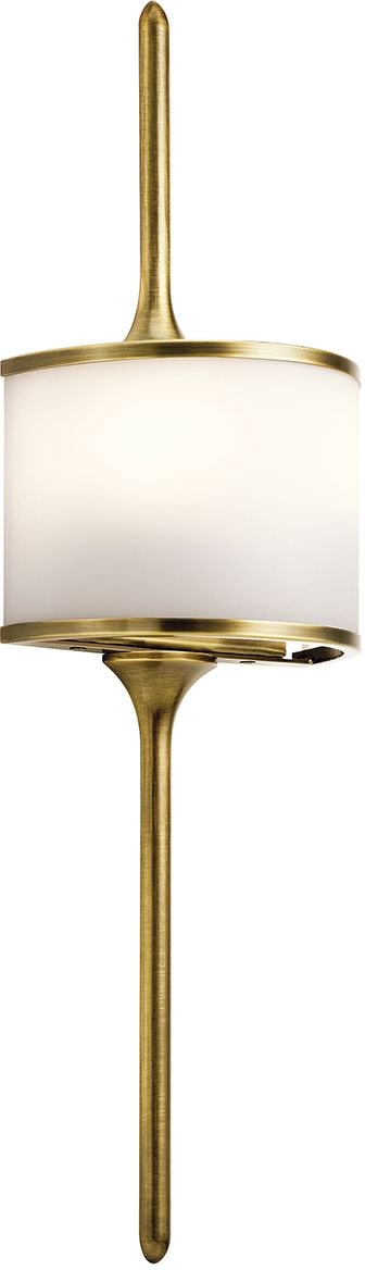 Elstead Lighting Mona nástenná lampa 2x3 W mosadzná KL-MONA-S-NBR