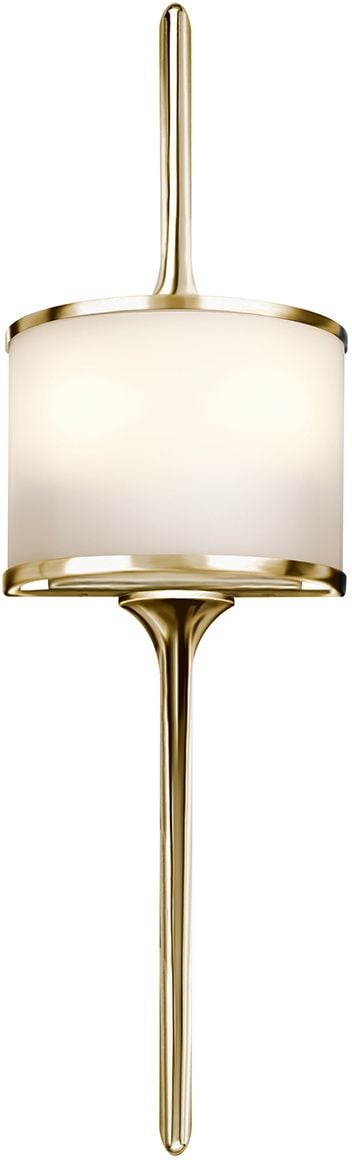 Elstead Lighting Mona nástenná lampa 2x3 W mosadzná KL-MONA-S-PB