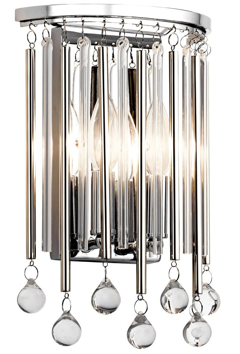 Elstead Lighting Piper nástenná lampa 2x60 W chrómová KL-PIPER2-PC