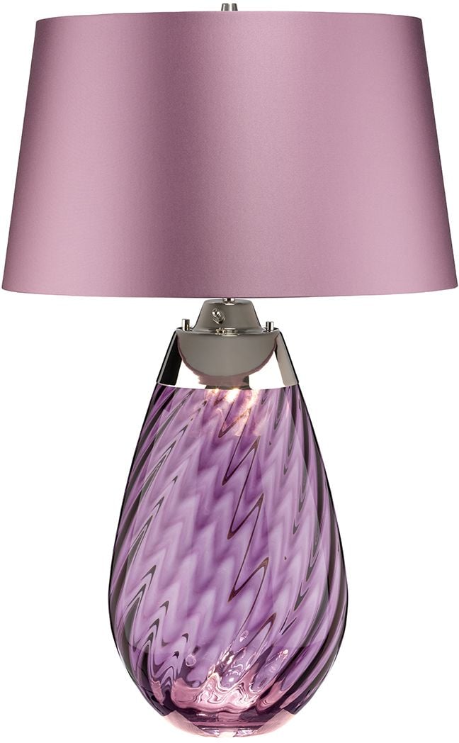 Elstead Lighting Lena stolová lampa 2x60 W fialová LENA-TL-L-PLUM