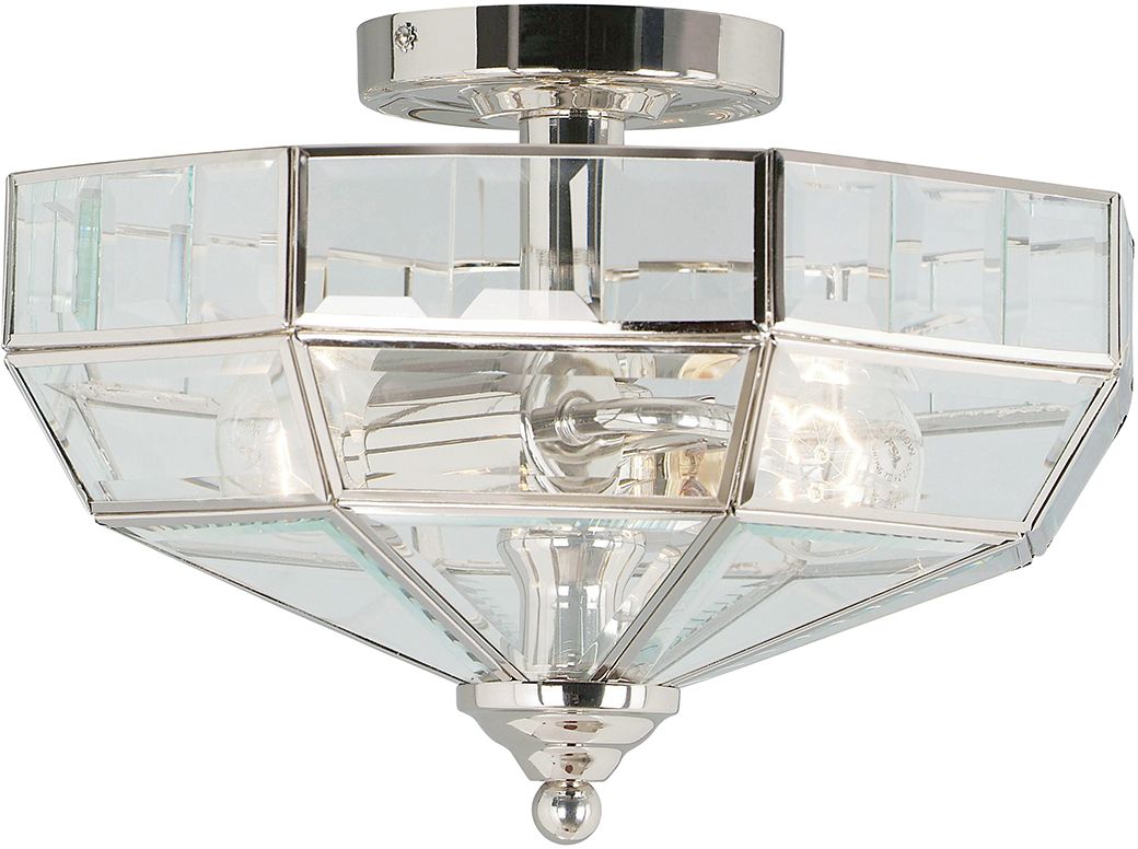 Elstead Lighting Old Park stropné svietidlo 2x60 W niklová OLD-PARK-PN