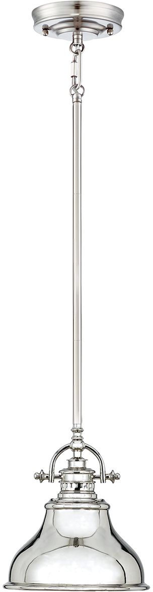 Elstead Lighting Emery závesné svietidlo 1x60 W strieborná QZ-EMERY-P-S-IS