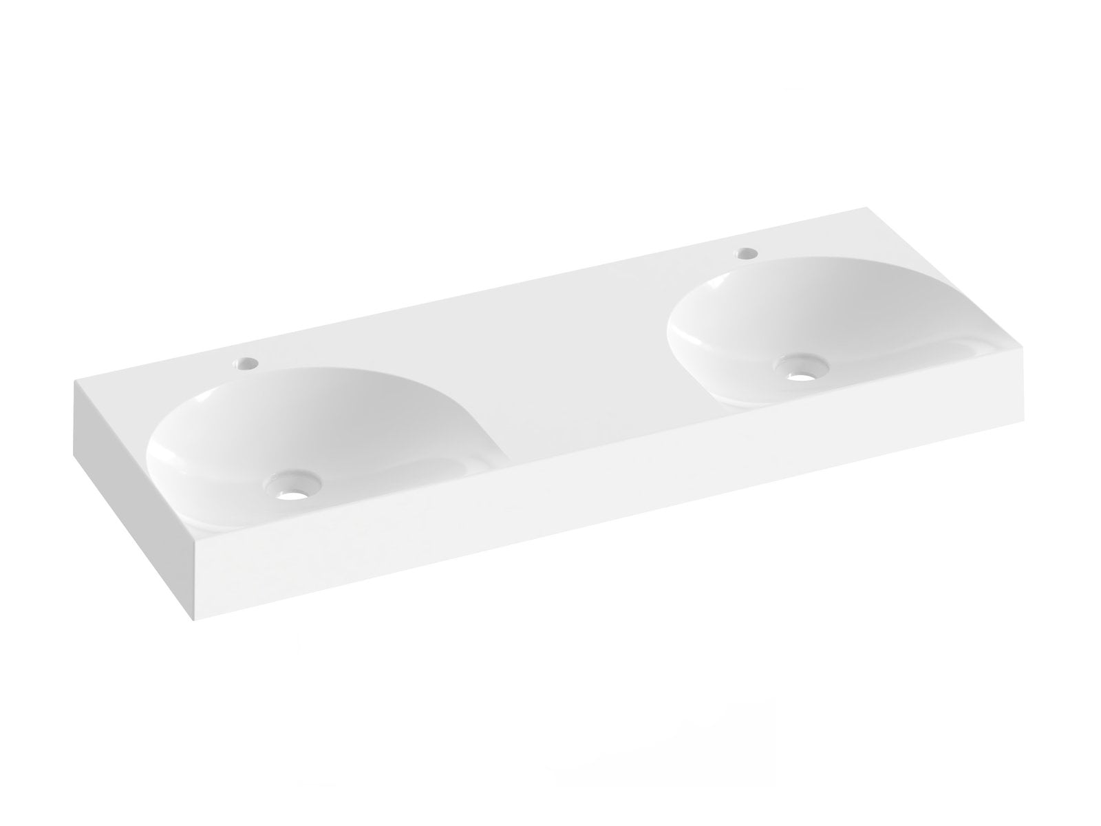 Ravak Lite umývadlo 120x45 cm obdĺžnik umývadlo na nábytok biela XJX01212001