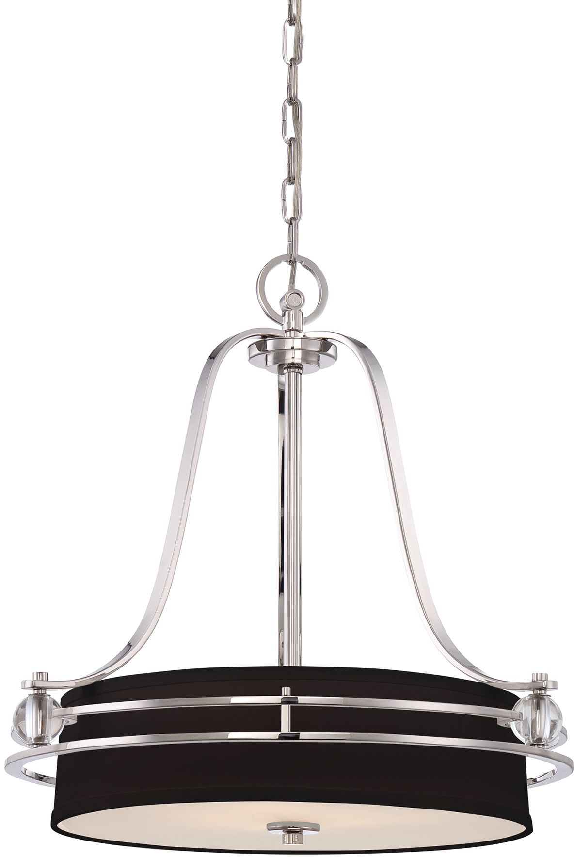 Elstead Lighting Gotham závesné svietidlo 4x60 W strieborná QZ-GOTHAM-P