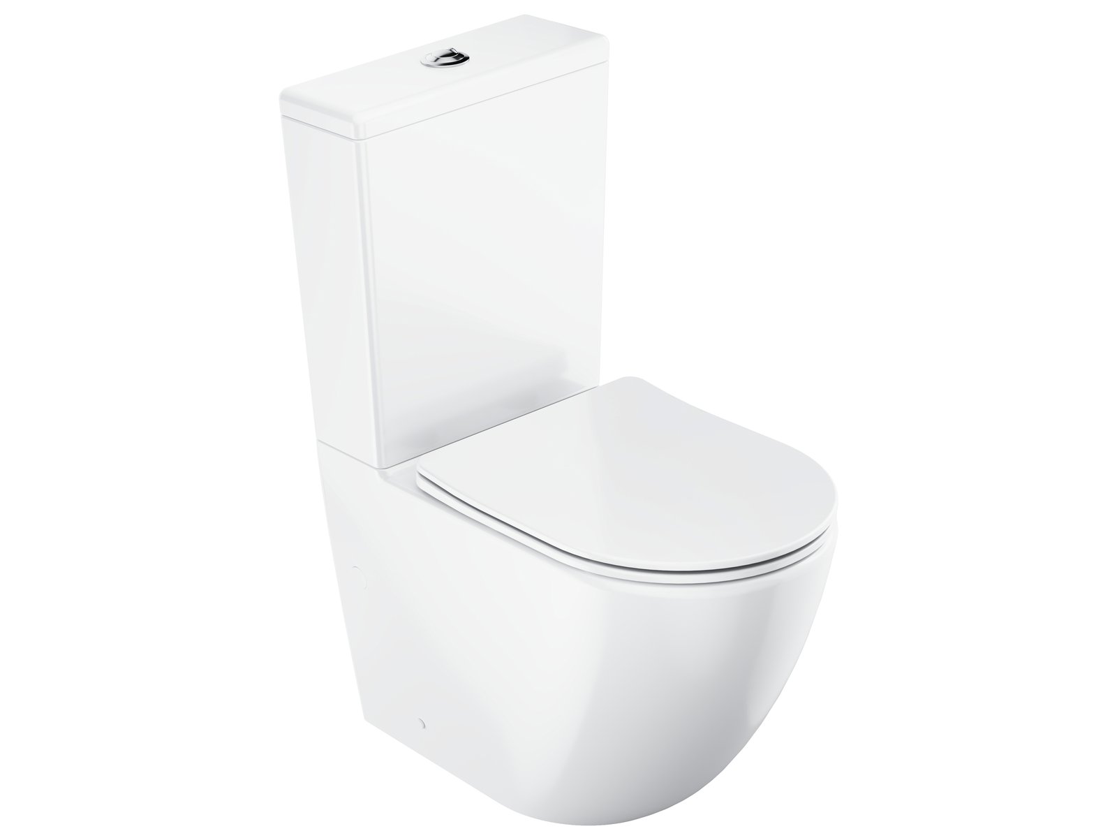 Ravak Optima kompaktné wc  s voľne opadajúcou doskou biela X01870