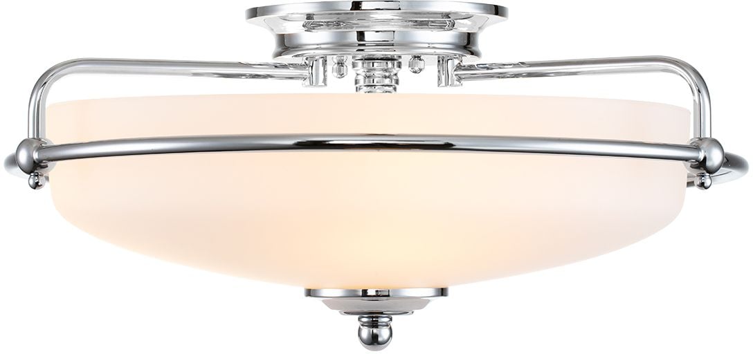 Elstead Lighting Griffin stropné svietidlo 3x60 W chrómová QZ-GRIFFIN-F-PC