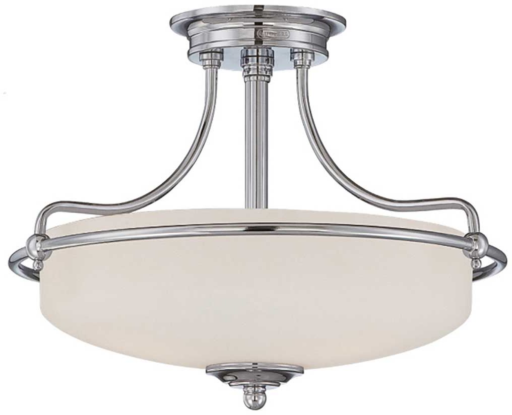 Elstead Lighting Griffin stropné svietidlo 3x60 W chrómová QZ-GRIFFIN-SFS-C