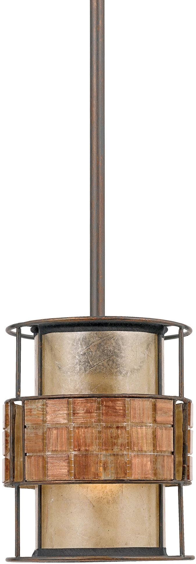 Elstead Lighting Laguna závesné svietidlo 1x60 W medená QZ-LAGUNA-MP