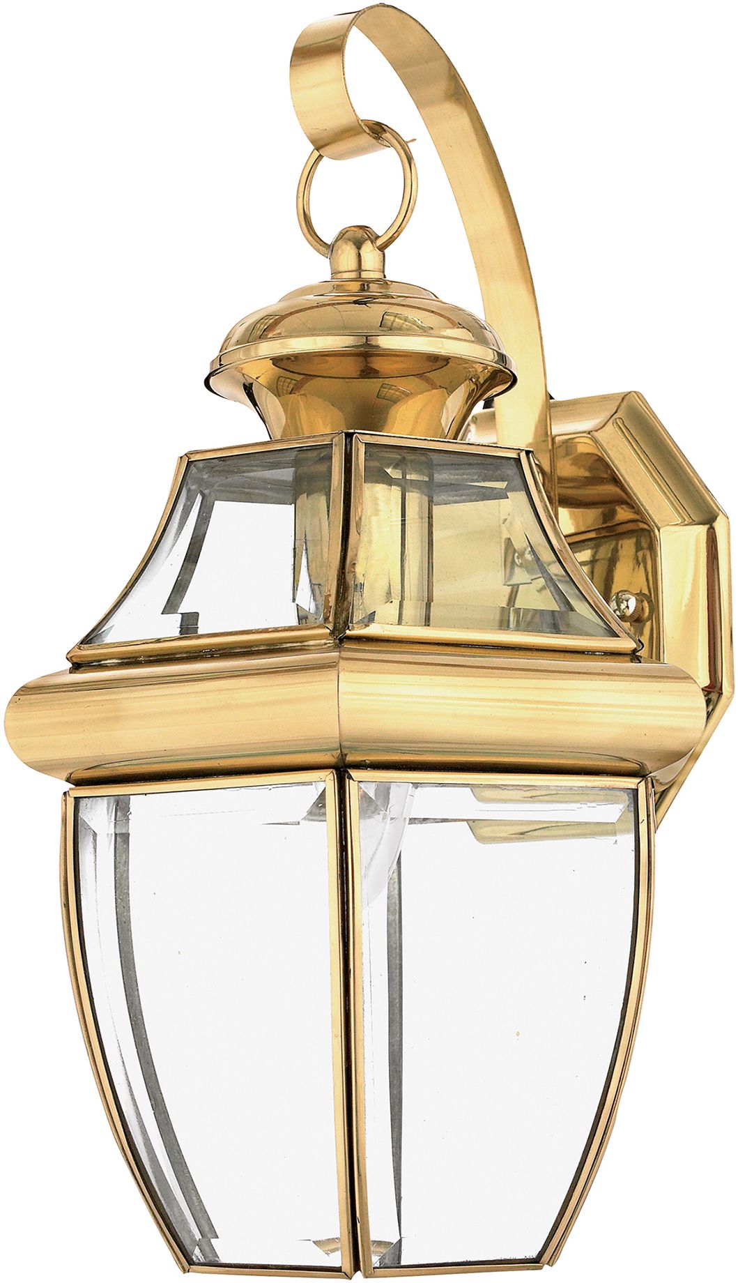 Elstead Lighting Newbury vonkajšie nástenné svietidlo 1x60 W mosadzná QZ-NEWBURY2-M-PB