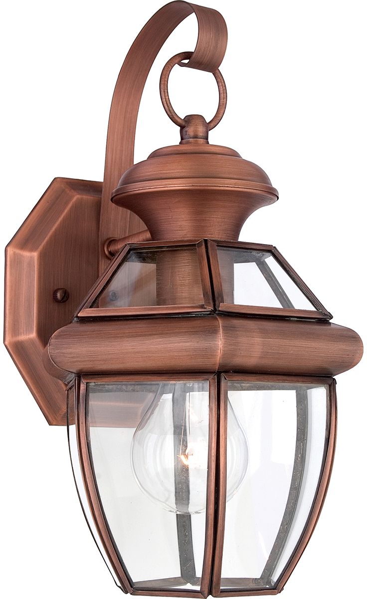 Elstead Lighting Newbury vonkajšie nástenné svietidlo 1x60 W medená QZ-NEWBURY2-S-AC