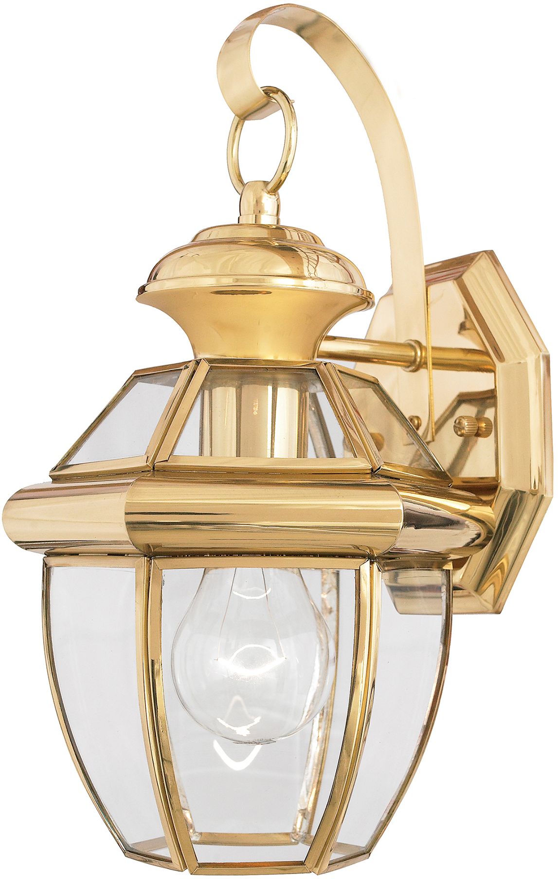 Elstead Lighting Newbury vonkajšie nástenné svietidlo 1x60 W mosadzná QZ-NEWBURY2-S-PB