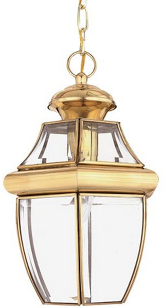 Elstead Lighting Newbury závesné svietidlo 1x60 W mosadzná QZ-NEWBURY8-M-PB