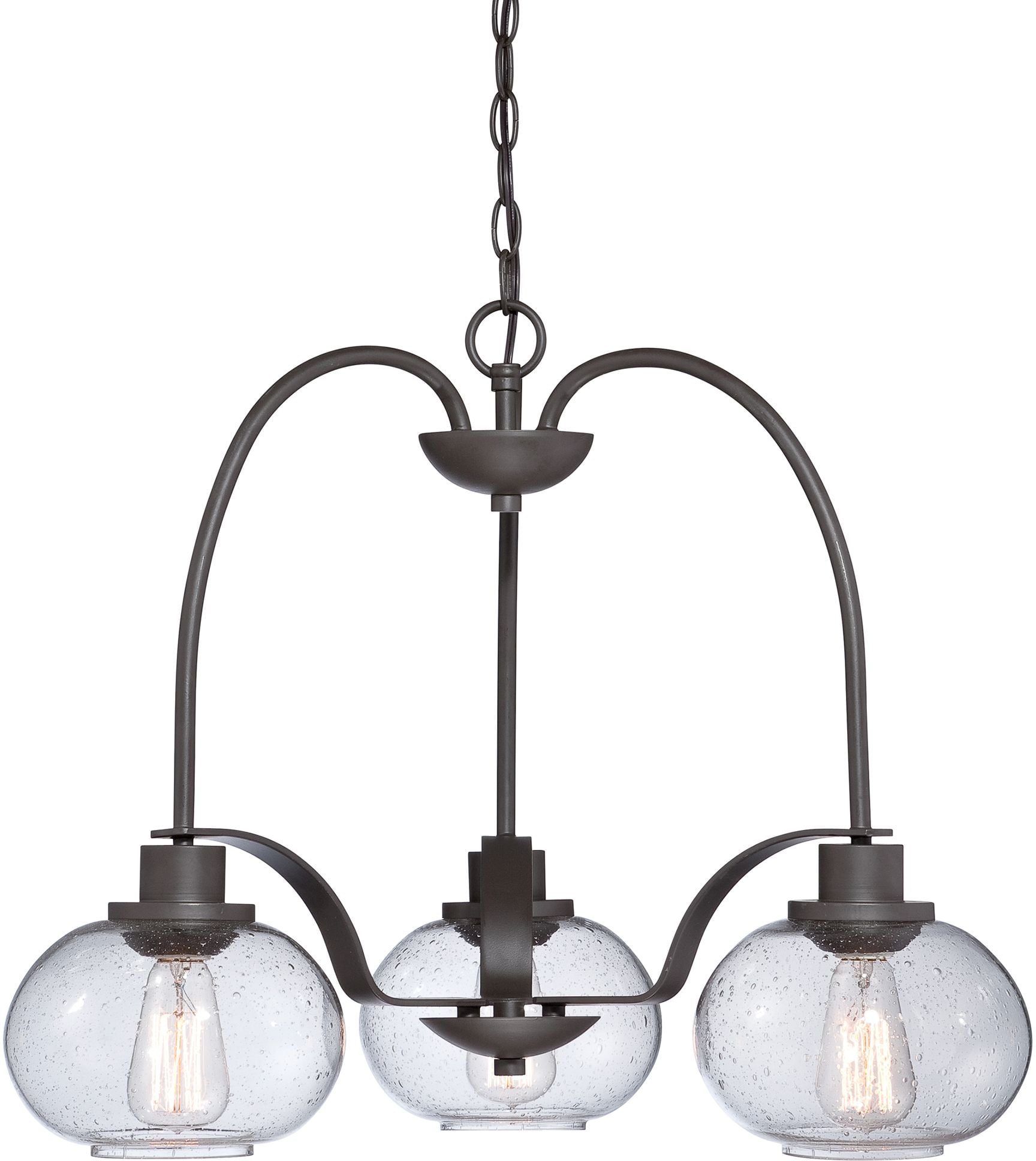 Elstead Lighting Trilogy závesné svietidlo 3x60 W hnedá QZ-TRILOGY3