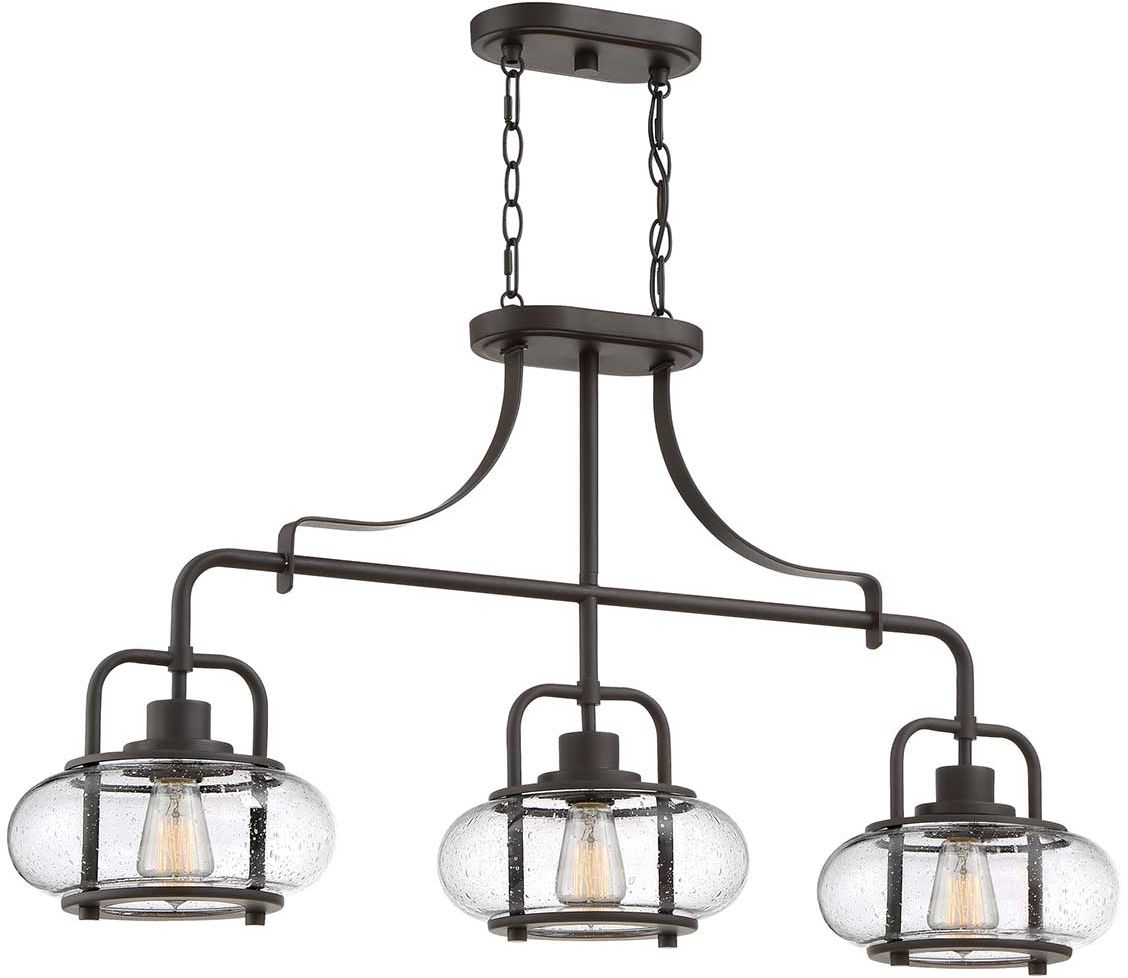 Elstead Lighting Trilogy závesné svietidlo 3x60 W niklová QZ-TRILOGY-ISLE-OZ