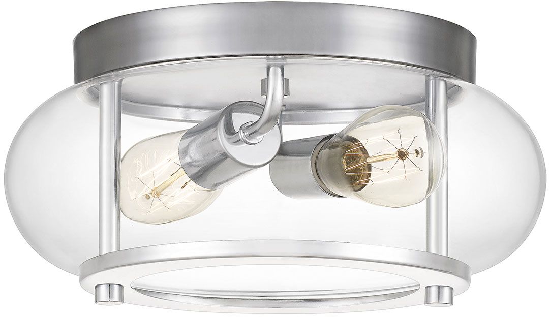 Elstead Lighting Trilogy stropné svietidlo 2x40 W chrómová QZ-TRILOGY-F-S-BATH