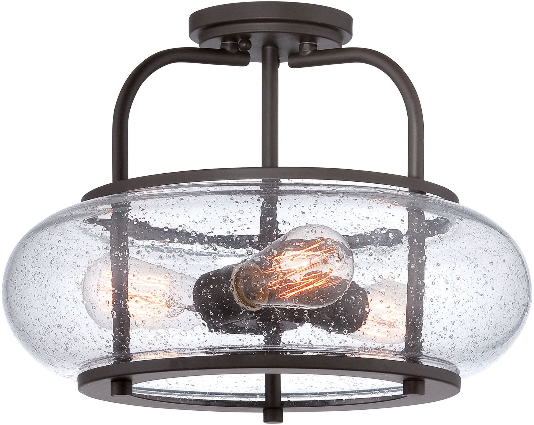 Elstead Lighting Trilogy stropné svietidlo 3x60 W hnedá QZ-TRILOGY-SF-M