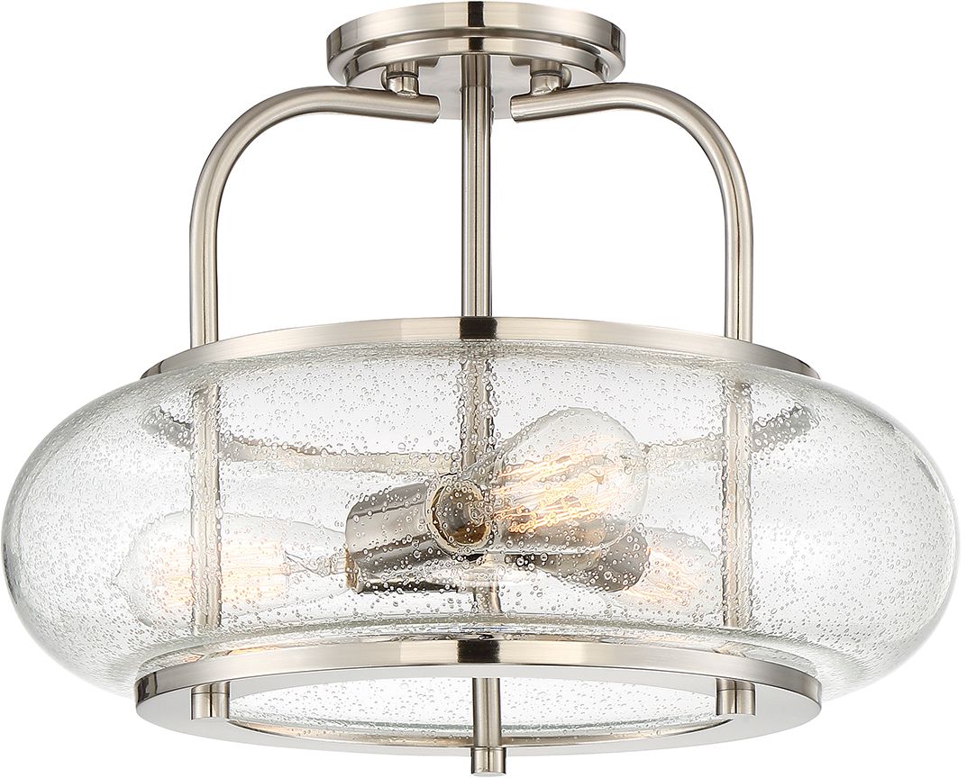 Elstead Lighting Trilogy stropné svietidlo 3x60 W niklová QZ-TRILOGY-SFM-BN