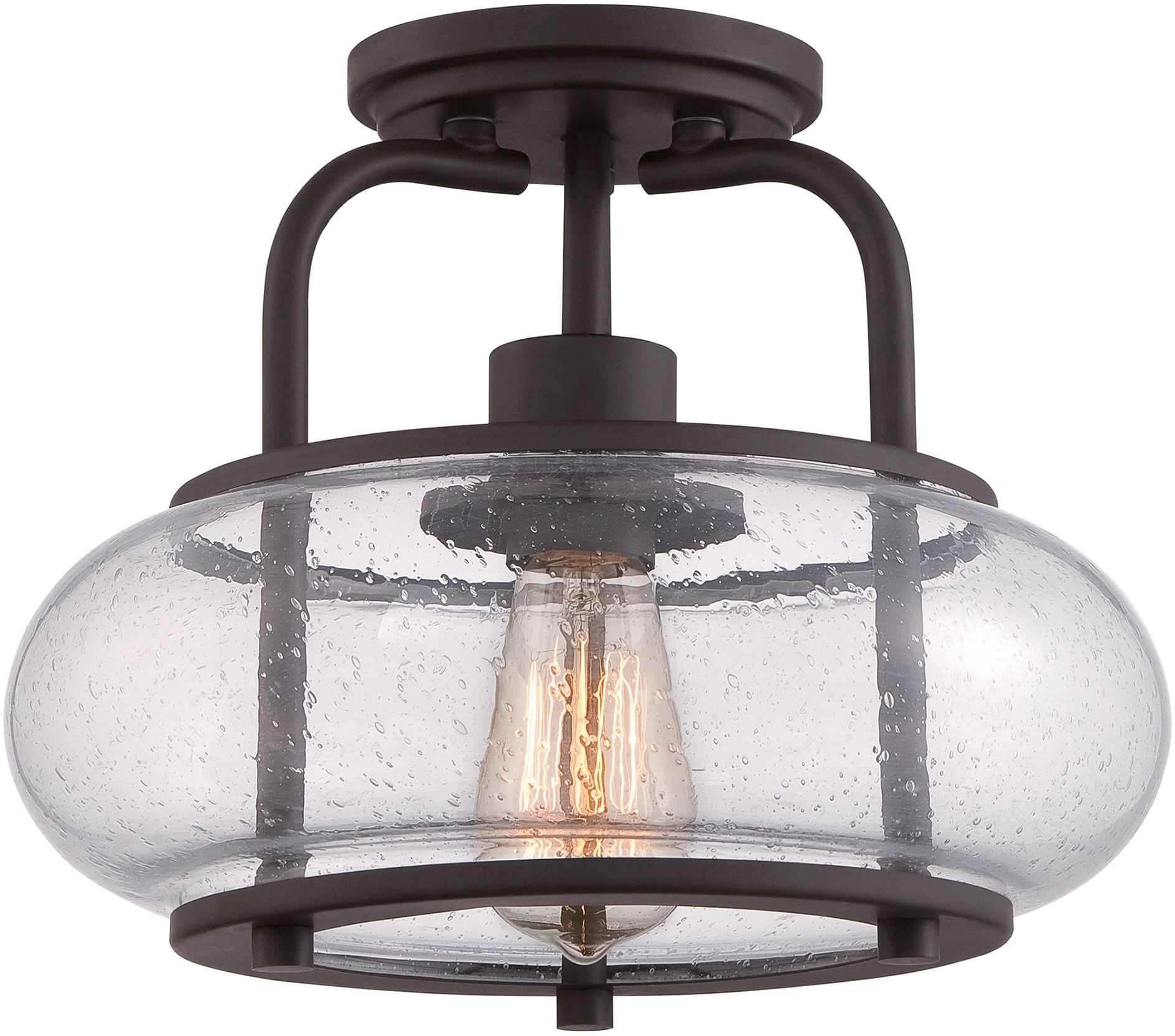 Elstead Lighting Trilogy stropné svietidlo 1x60 W hnedá QZ-TRILOGY-SF-S