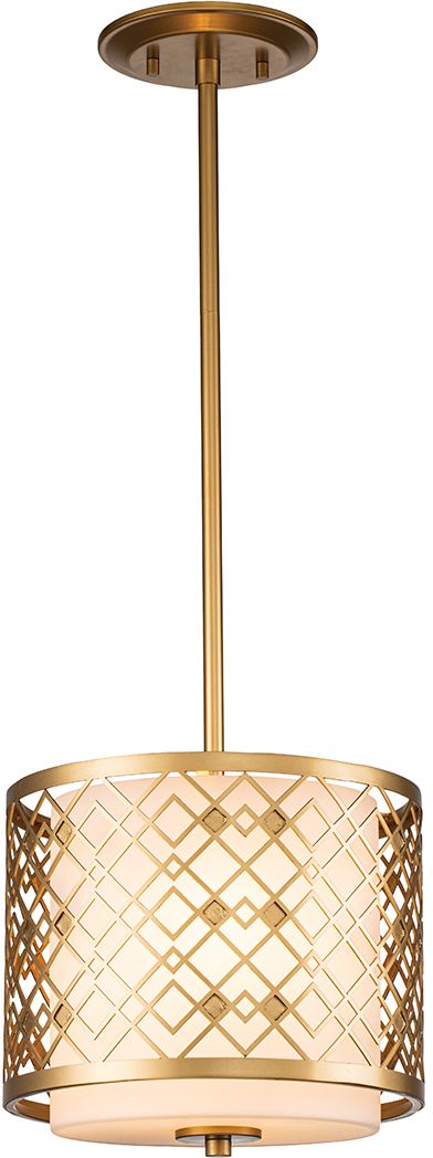 Elstead Lighting Ziggy závesné svietidlo 2x40 W zlatá ZIGGY-1P-S-LG