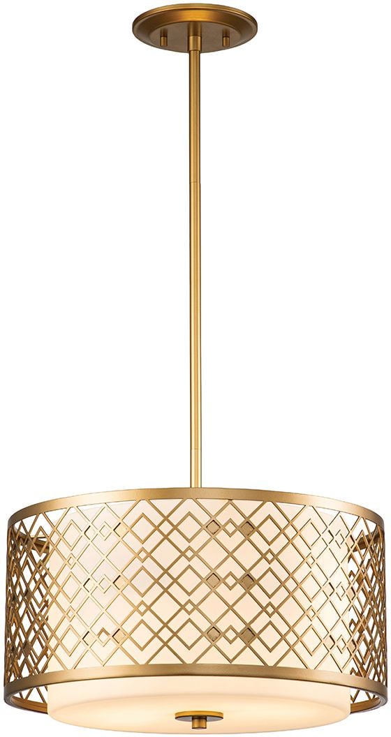Elstead Lighting Ziggy závesné svietidlo 2x60 W zlatá ZIGGY-2P-M-LG