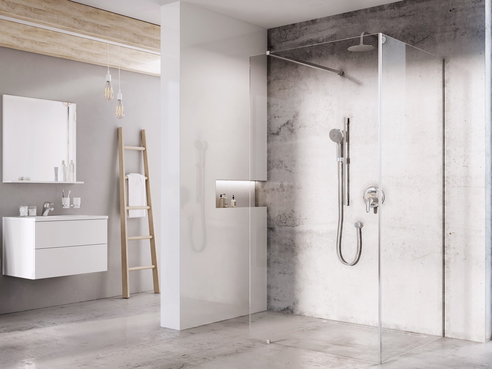 Ravak Walk-In Corner súprava stien 120 cm chróm lesklý/sklo priehľadné GW1CG7C0SZ1
