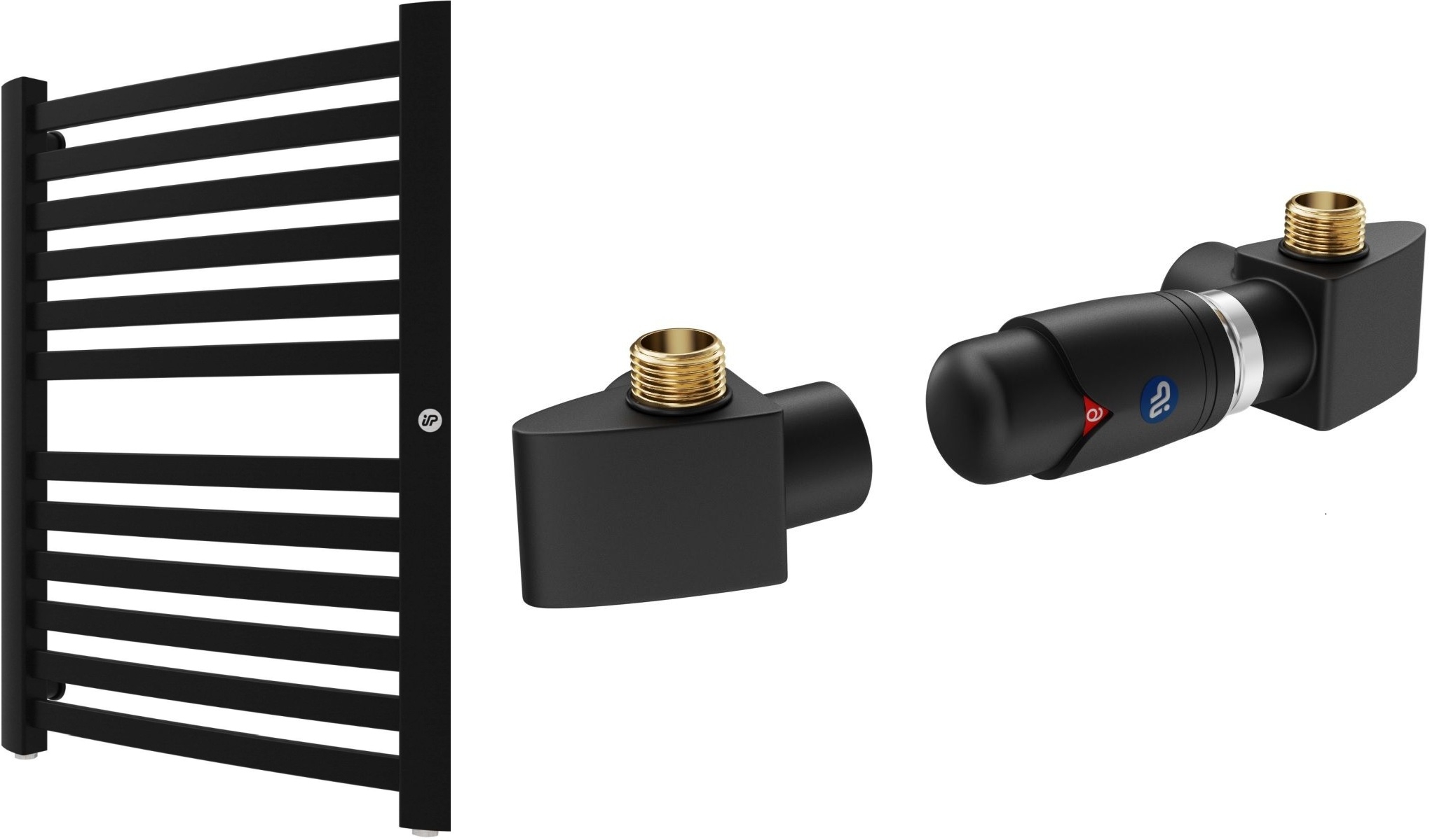 Súprava kúpeľňový radiátor Instal Projekt Retto RET-50/70C31, termostatická súprava Instal Projekt Z17 606400001C31