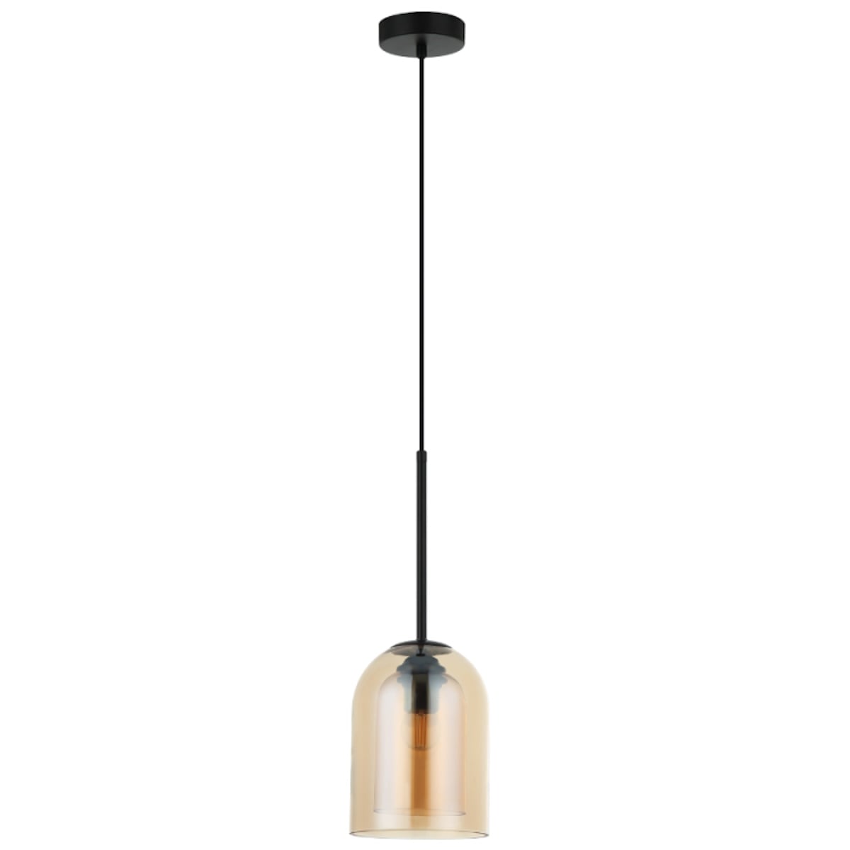 Light Prestige Elaris závesné svietidlo 1x15 W jantárová LP-8103/1P AM