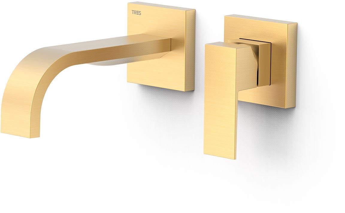 Tres Canigó-Tres umývadlová batéria podomietková zlatá 00630021OM