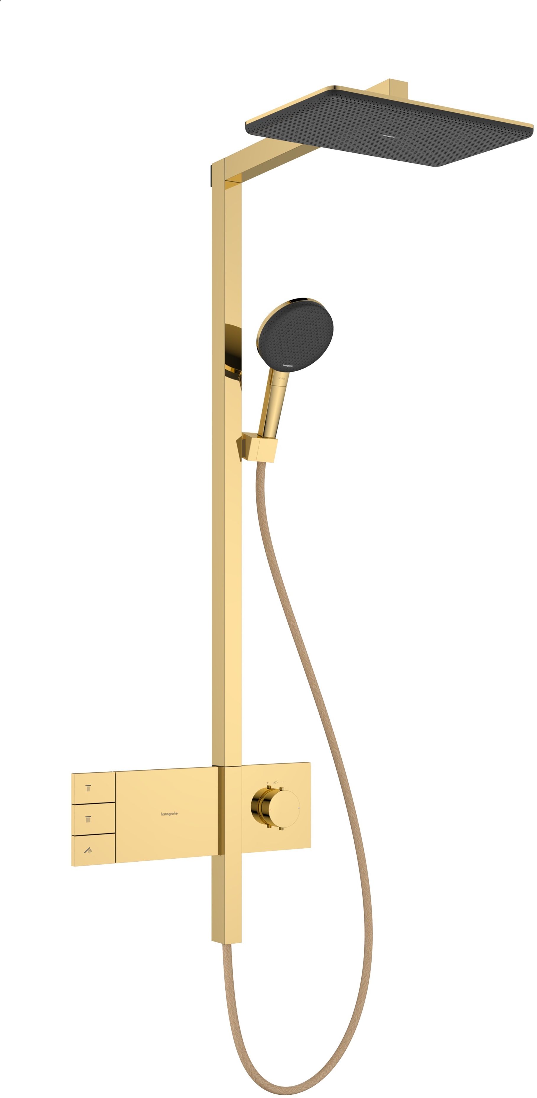 Hansgrohe Raindance Alive Q sprchová súprava nástenná s termostatom s dažďovou sprchou || 24591990