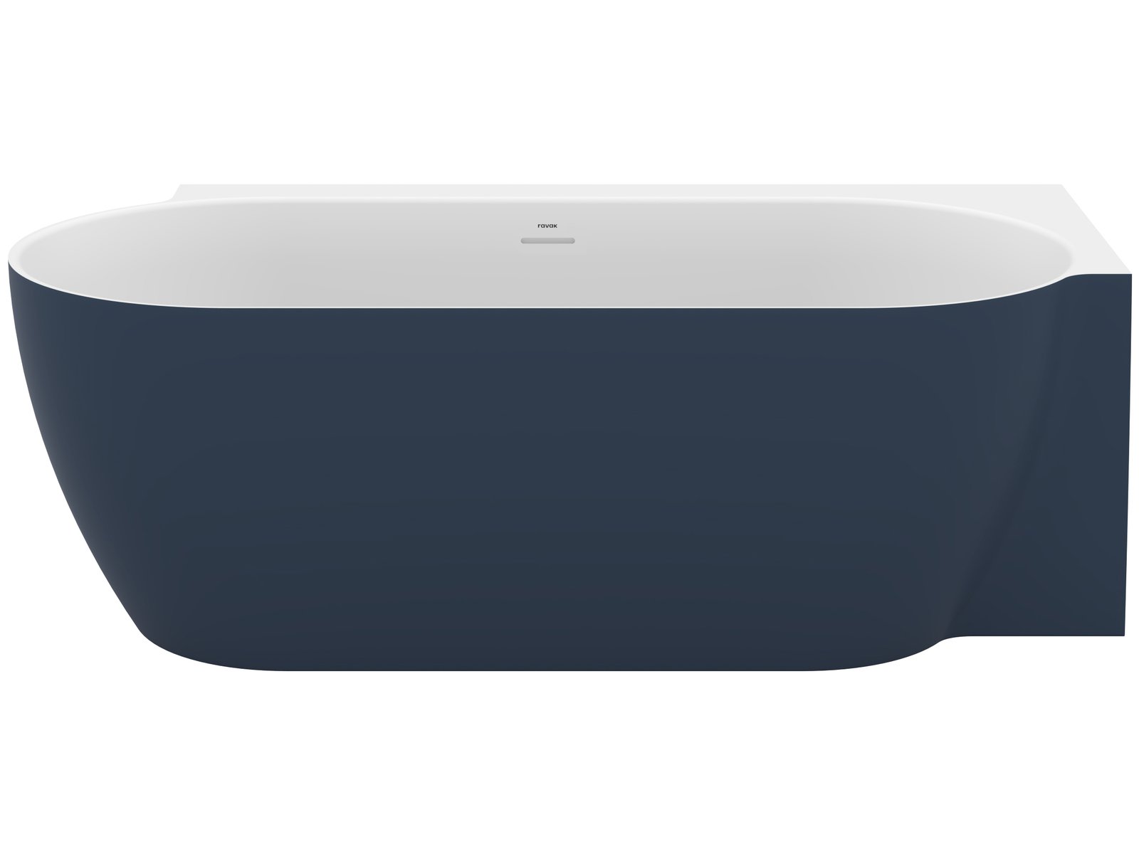 Ravak Freedom Corner II Tec rohová vaňa 175x86 cm oválne dvojfarebná CC81400000