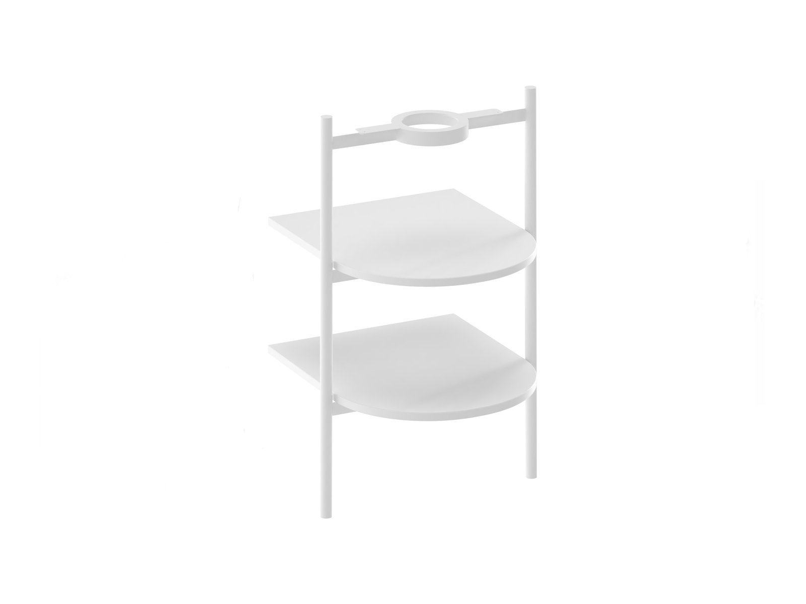 Ravak Yard konzola 46.8x49.5x76.5 cm kúpeľňová skrinka pod úmývadlo stojaca biela D80000E004