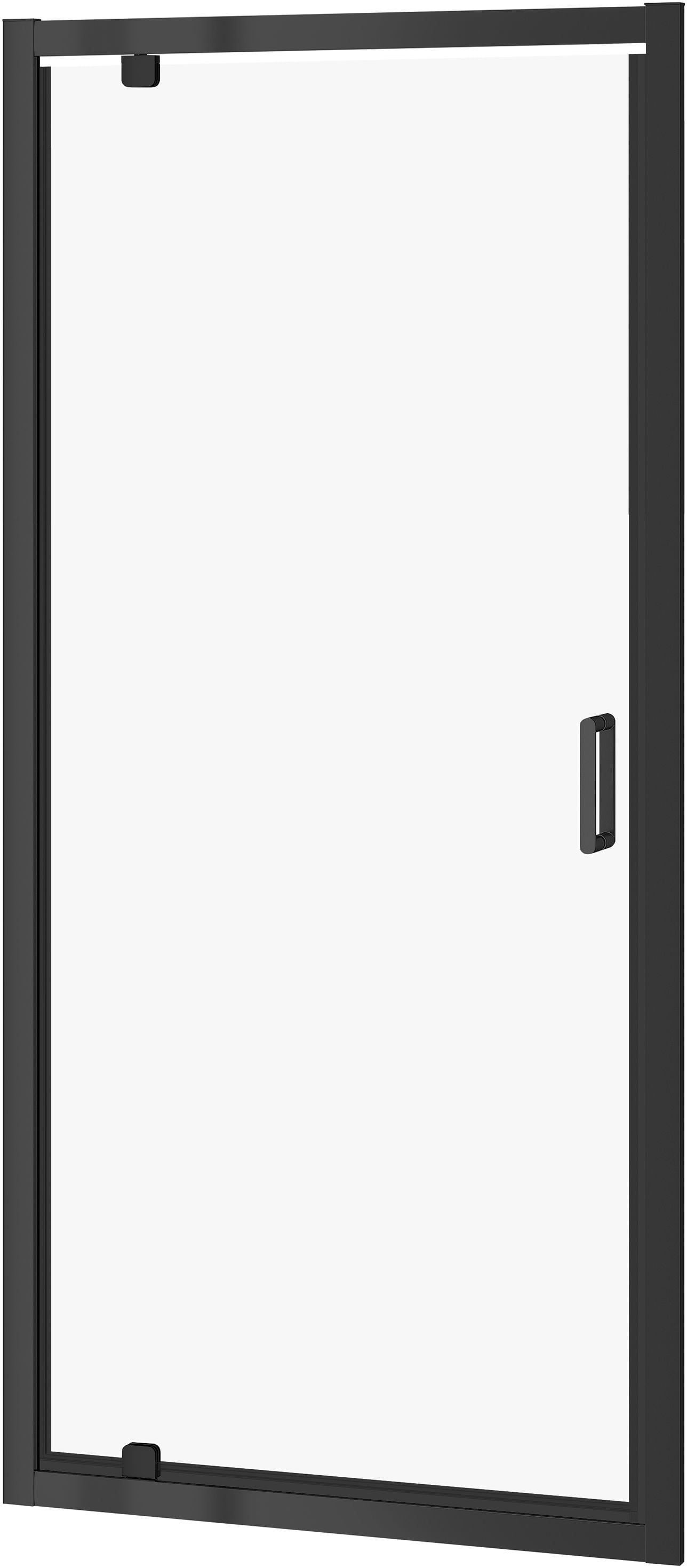 Cersanit Arteco sprchové dvere 80 cm výklopné čierna matná/priehľadné sklo S913-011