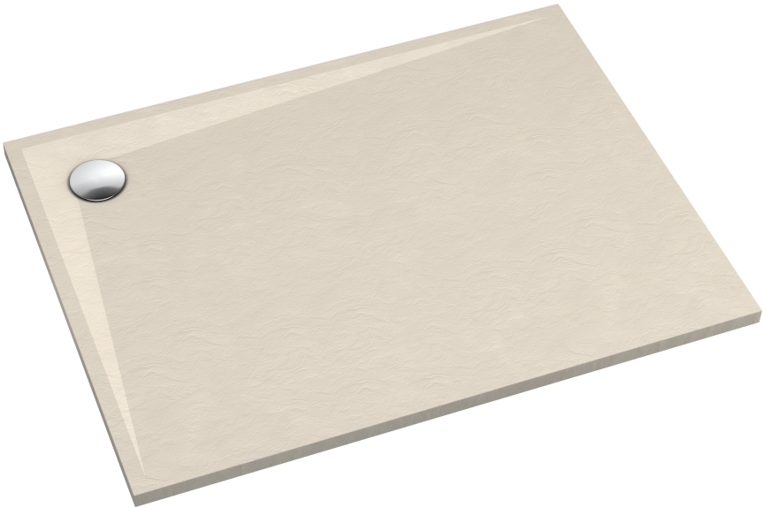 Schedline Libra Cashmere Stone obdĺžniková sprchová vanička 100x90 cm béžová 3SP.L1P-90100/PK/ST