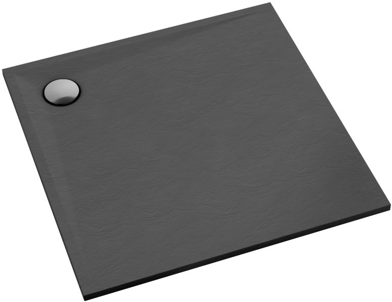 Schedline Libra Anthracite Stone štvorcová sprchová vanička 90x90 cm antracitová 3SP.L1K-9090/A/ST